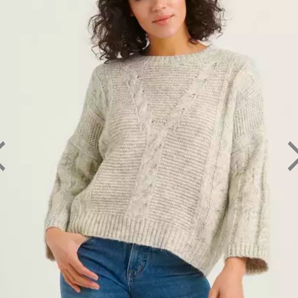 Lucky Brand Sweaters - ✨ Final Price ✨ Lucky Brand Gray Cable Knit Sweater
